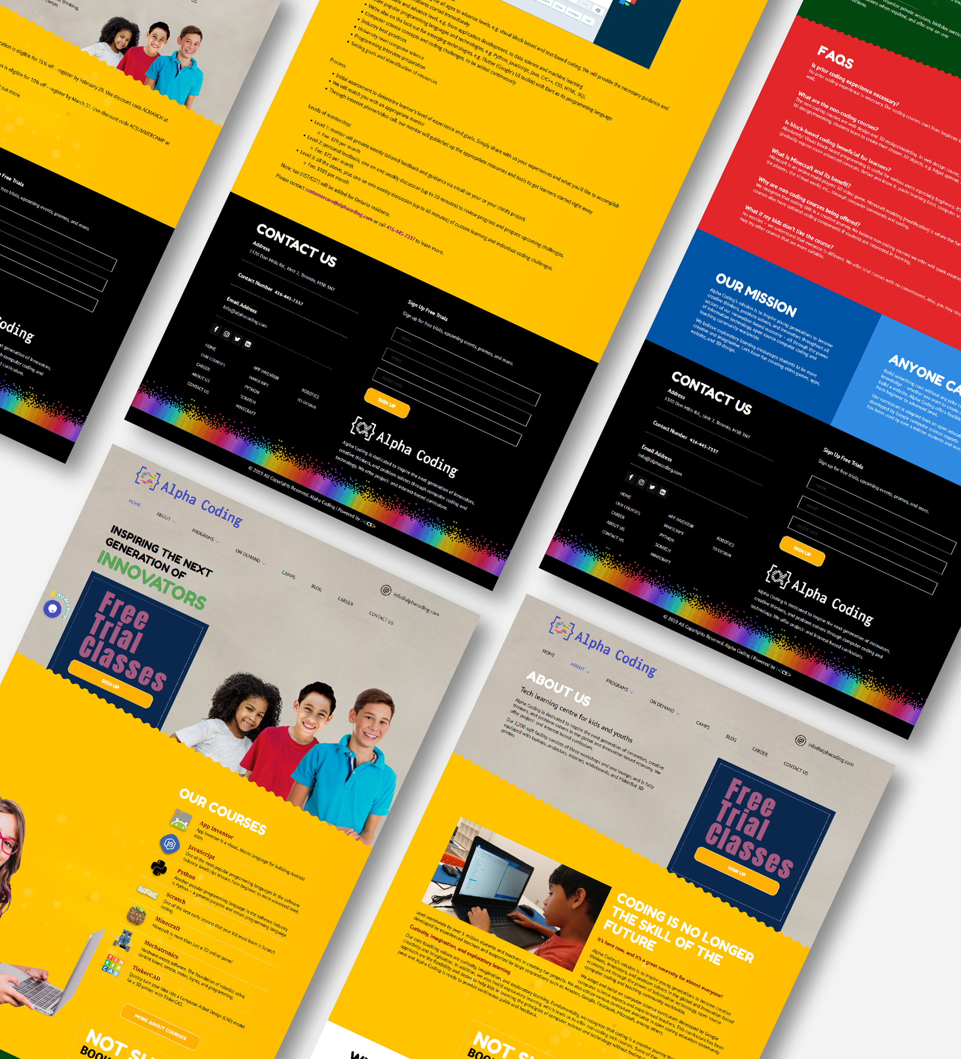 Portfolio of Web Design & Development - Alpha Coding