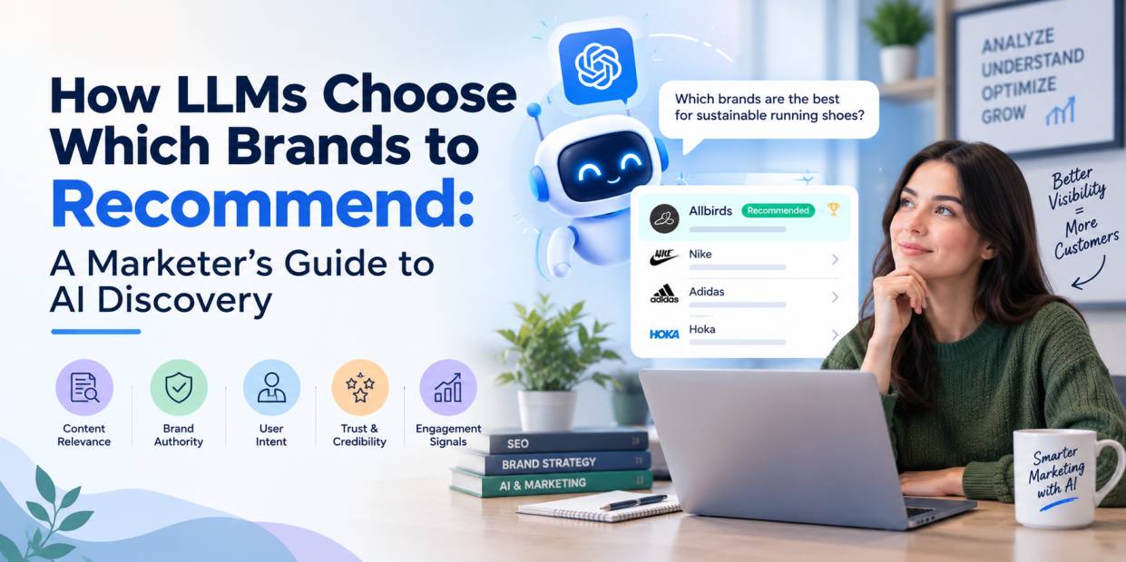 How LLMs Choose Which Brands to Recommend: A Marketer's Guide to AI Discovery